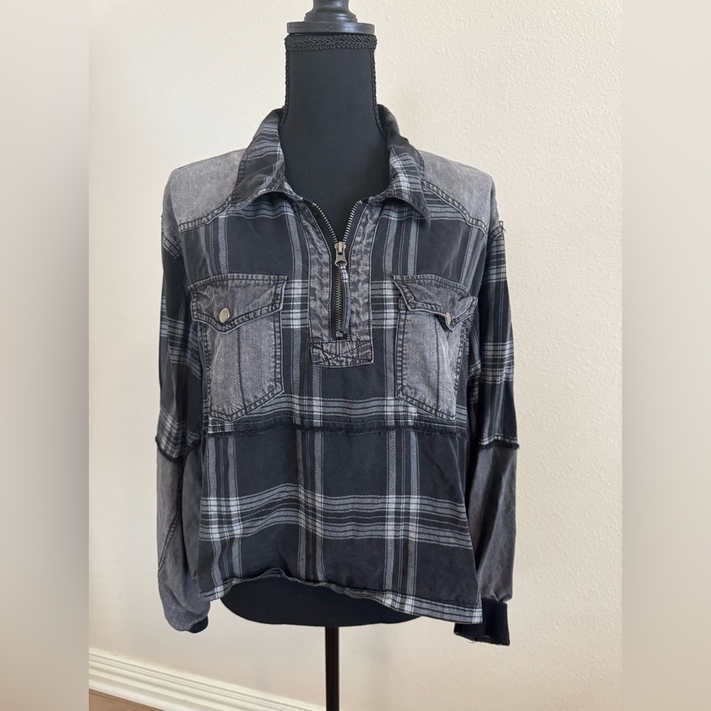 Vintage Havana plaid hi low top
